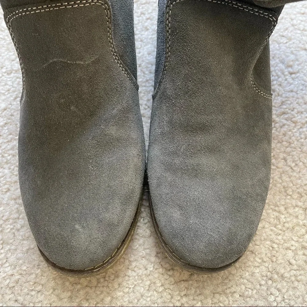 Lands’ End Chalet Mid‎ Calf Suede Leather Boots